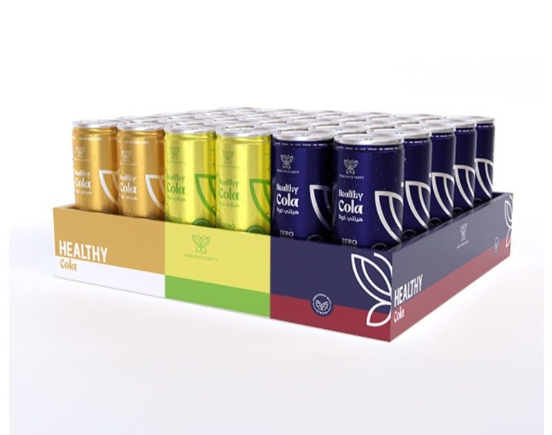 Mix Healthy Cola Original, Lemon Mint, Pineapple, Ctn (10Pcs Each)